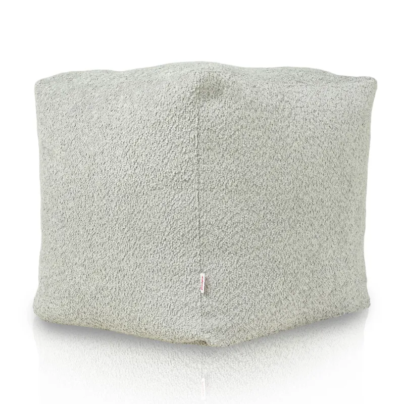 Puff Cuadrado Cubo - Borreguito Bouclé – vista 3