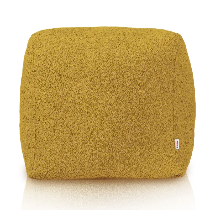 Puff Cuadrado Cubo - Borreguito Bouclé – vista 2