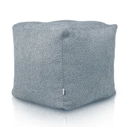 Puff Cuadrado Cubo - Borreguito Bouclé