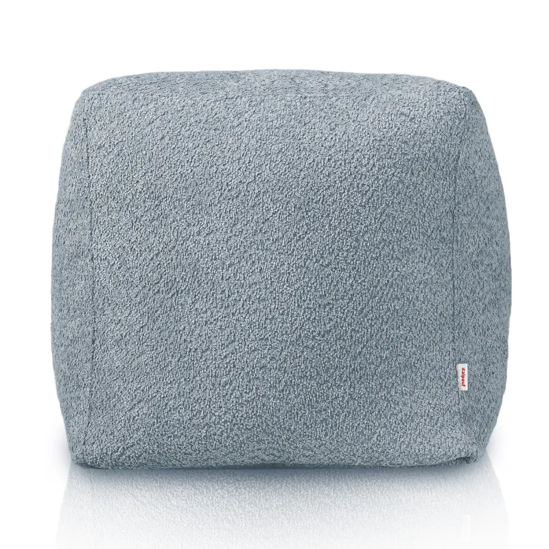 Puff Cuadrado Cubo - Borreguito Bouclé – vista 2