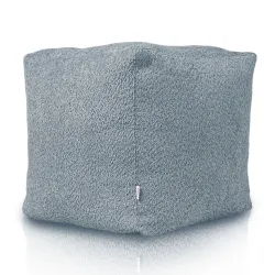 Puff Cuadrado Cubo - Borreguito Bouclé – vista 3