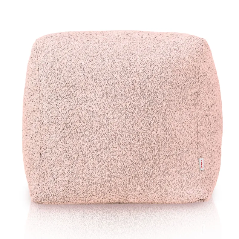 Puff Cuadrado Cubo - Borreguito Bouclé – vista 2