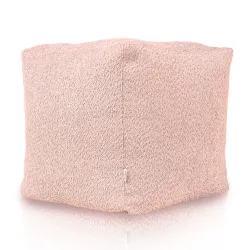 Puff Cuadrado Cubo - Borreguito Bouclé – vista 3