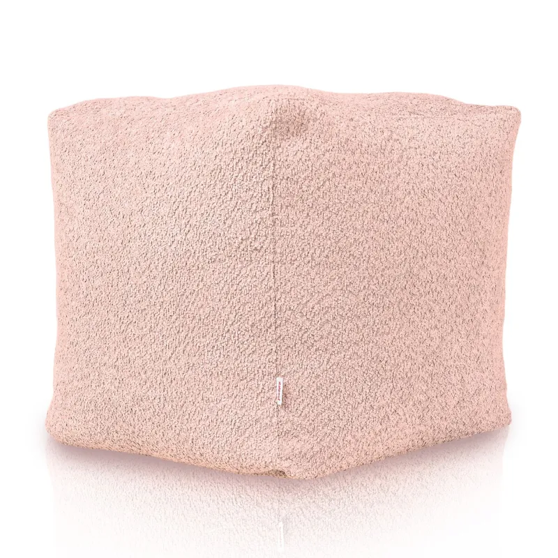 Puff Cuadrado Cubo - Borreguito Bouclé – vista 3