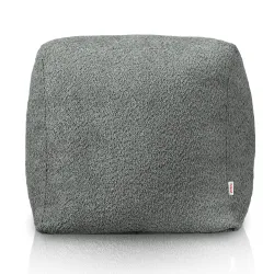 Puff Cuadrado Cubo - Borreguito Bouclé – vista 2