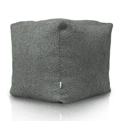 Puff Cuadrado Cubo - Borreguito Bouclé – vista 3
