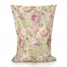 Flores pasteles puff almohada