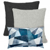 Set de cojines Abstractos negro y gris