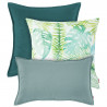 Set de cojines Monstera azul menta