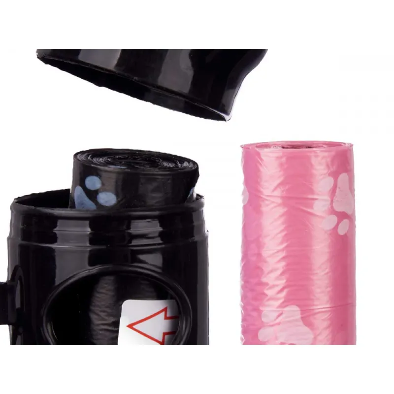Contenedor de bolsas para excrementos de material resistente - accesorios para mascotas