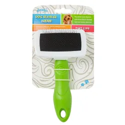 Cepillo ergonómico para pelo de 11 cm, para un cuidado cómodo de mascotas