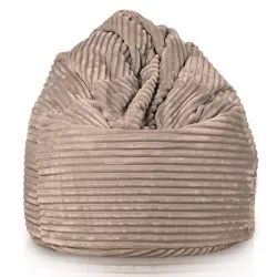 Beige puff pera XXL stripe