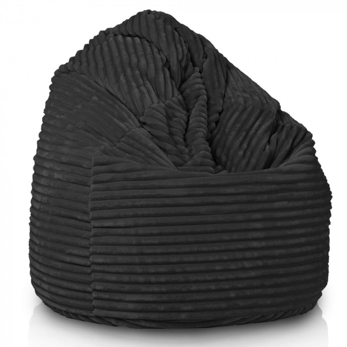 Negro puff pera xxl stripe