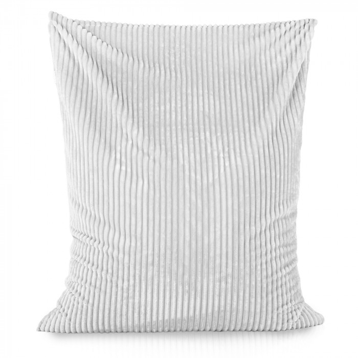 Blanco puff almohada xl stripe