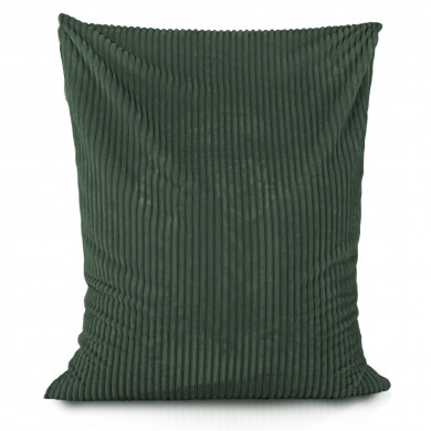 Verde oscuro puff almohada xxl stripe