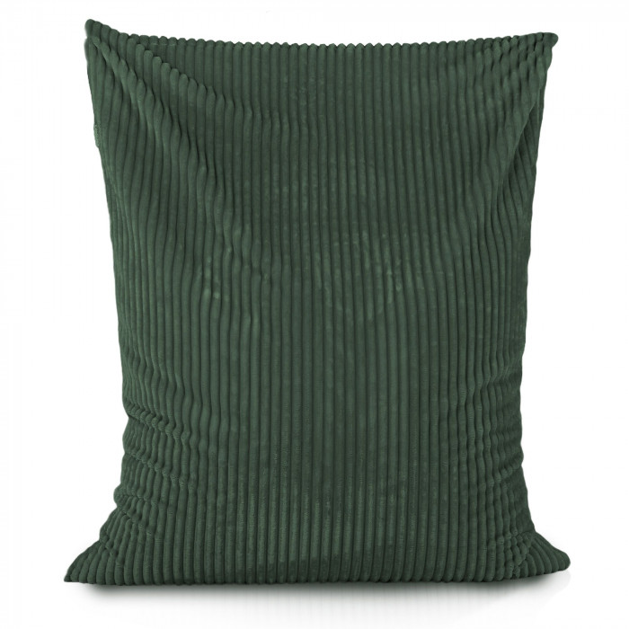 Verde oscuro puff almohada xl stripe