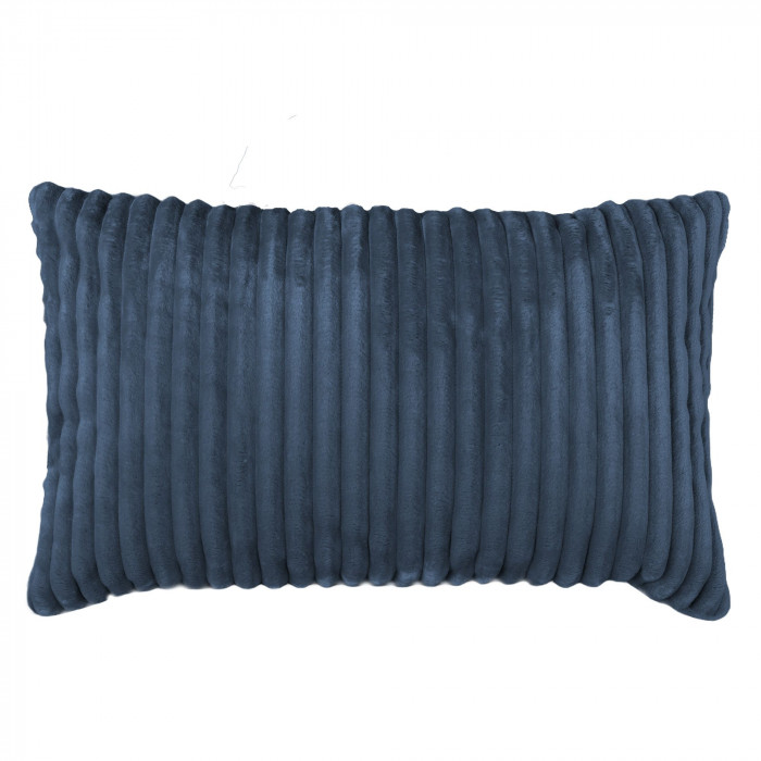 Azul marino almohada decorativa rectangular stripe