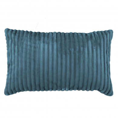 Azul almohada decorativa rectangular stripe