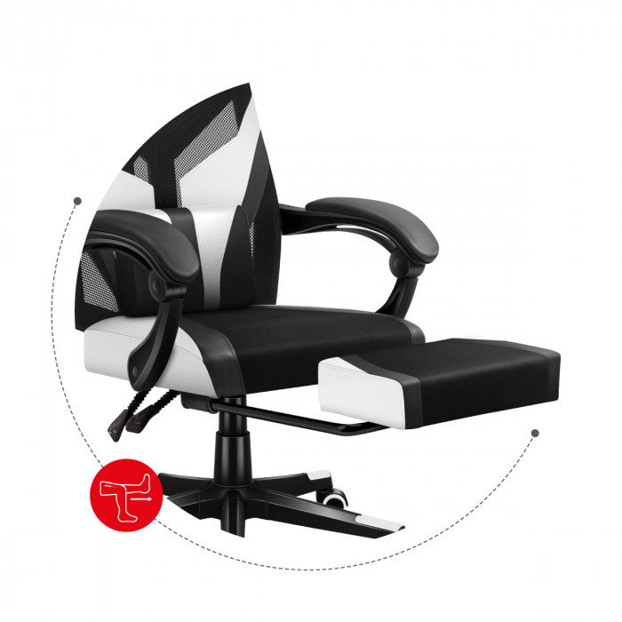 Elevador de asiento extendido Huzaro Combat 5.0 Blanco