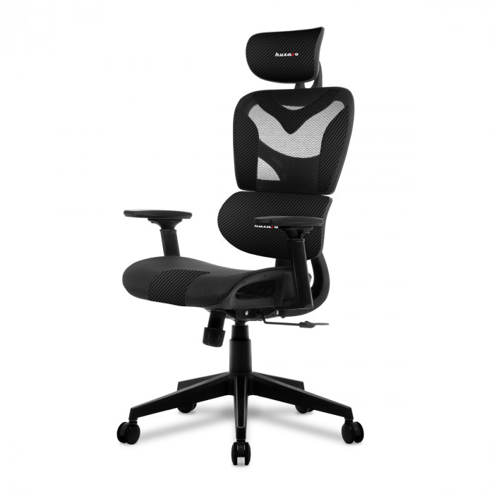 Silla de juego Huzaro Combat 8.0 Carbon Negro