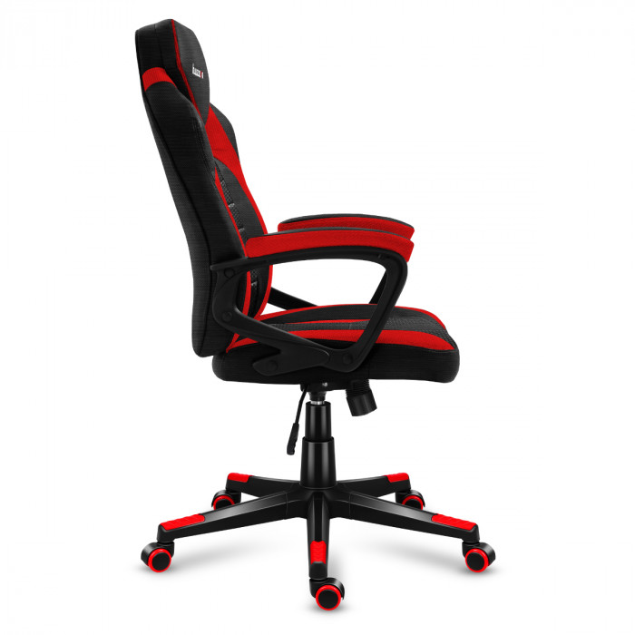 Lado izquierdo de la silla Huzaro Force 2.5 Rojo