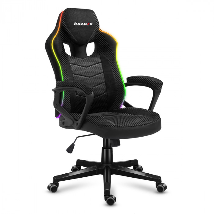 Silla gaming Huzaro Force 2.5 RGB Carbon Mesh