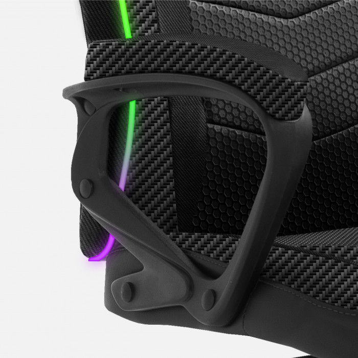 Reposabrazos de la silla Huzaro Force 2.5 Carbon RGB