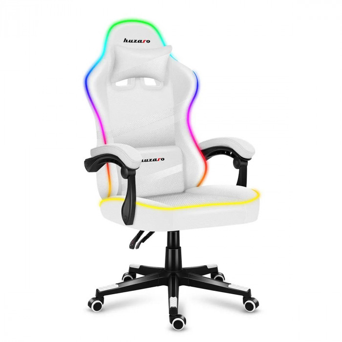 Silla Gaming HUZARO FORCE 4.4 RGB Blanca