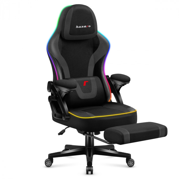 Silla gaming Huzaro Force 4.6 Negro RGB Smart