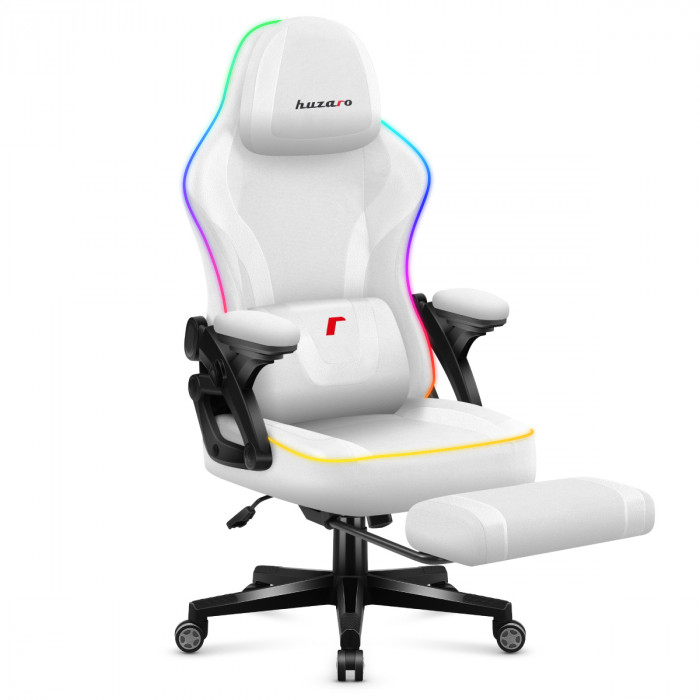 Silla de juego inteligente Huzaro Force 4.6 Blanco RGB