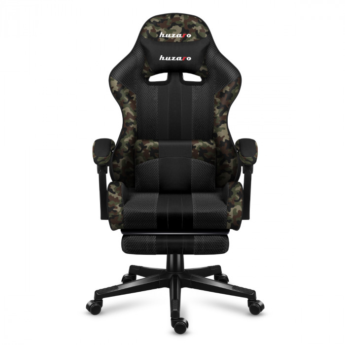 Lado derecho de la silla de juego Huzaro Force 4.7 Camo Mesh