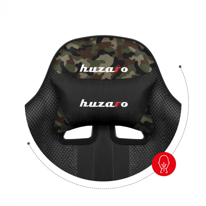 Cojín lumbar para silla de juego Huzaro Force 4.7 Camo Mesh