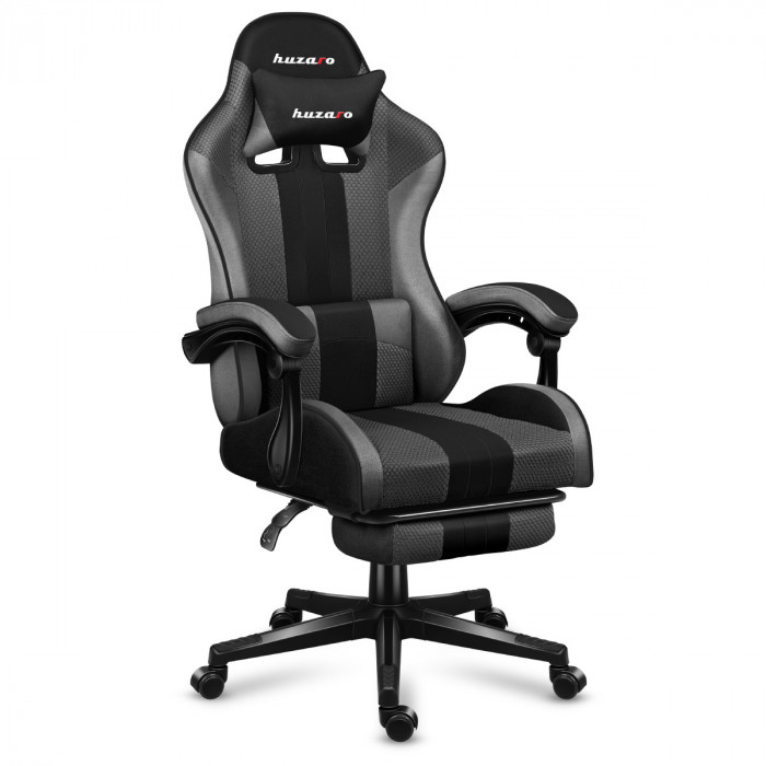 Silla gaming Huzaro Force 4.7 Mesh Gris