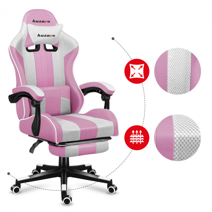 Cojín cervical para la silla Huzaro Force 4.7 Rosa Mesh