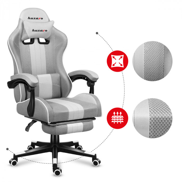 Cojín cervical para la silla Huzaro Force 4.7 Blanco Mesh