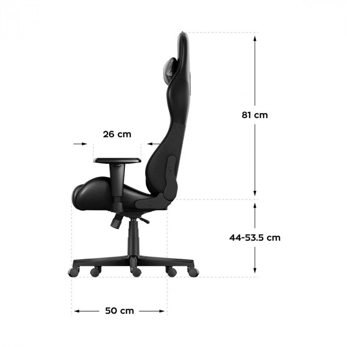 Dimensiones de la silla de carbono Huzaro Force 6.2