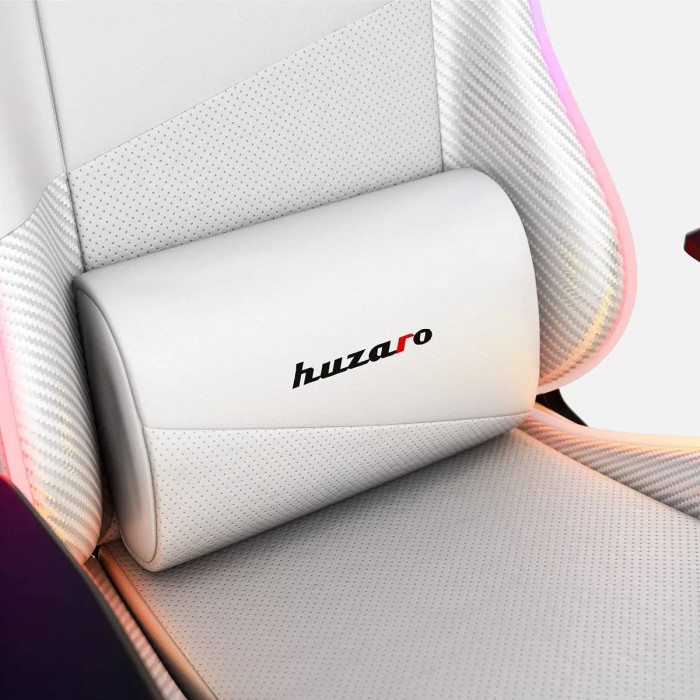 Cojín lumbar para silla gaming Huzaro Force 6.2 Blanco RGB