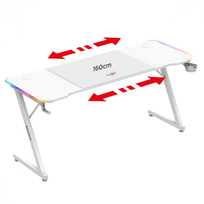 Tablero de mesa con una longitud de 160 cm