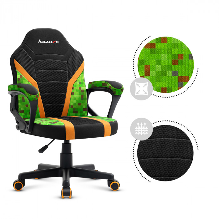 Perfil derecho de la silla gaming para niño