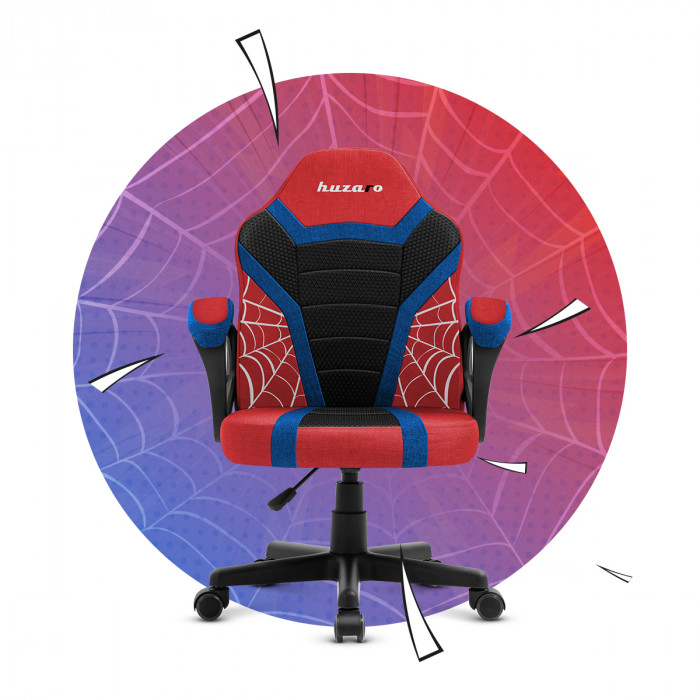 Silla de juego con diseño de superhéroe