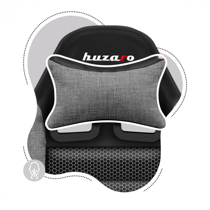 Cojín cervical para silla de juego Huzaro Ranger 6.0 Gris Mesh