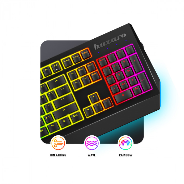 Efectos de iluminación del teclado Rocket 4.0