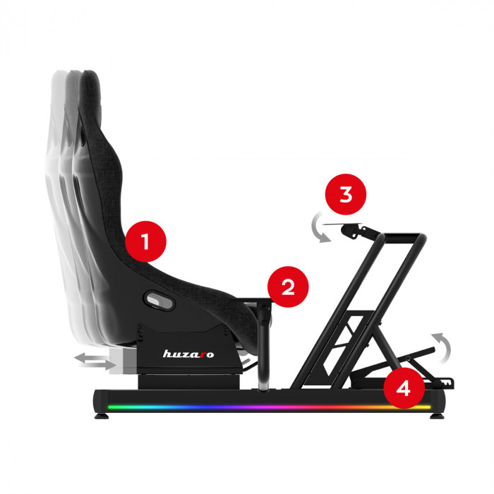 Cockpit de competición ajustable Speed 6.0