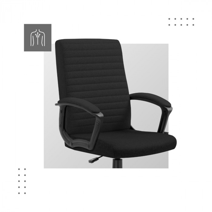 Armazón ergonómico en la silla Boss 2.5 Negro