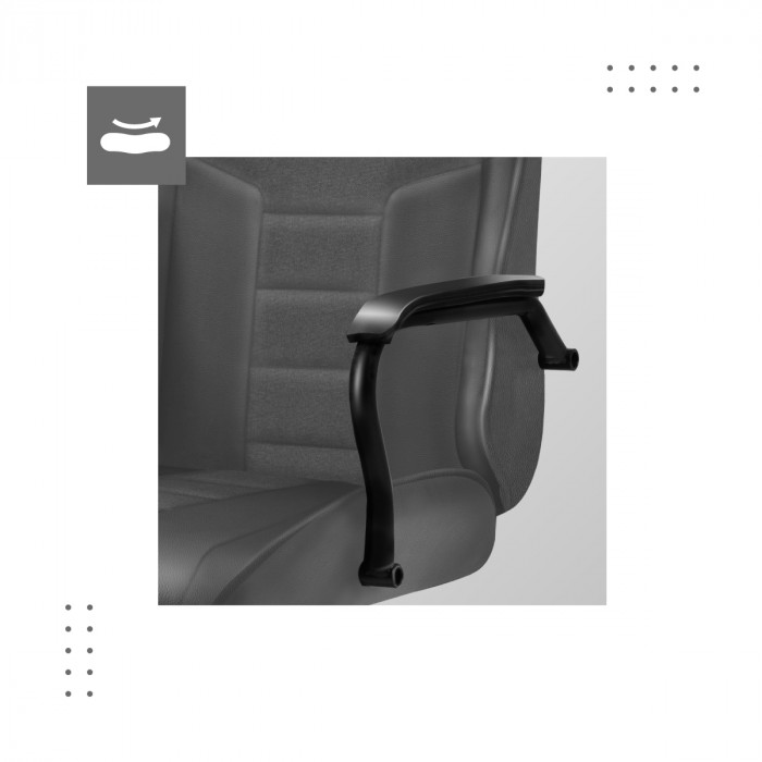 Reposabrazos ergonómicos del sillón Boss 4.2 Negro