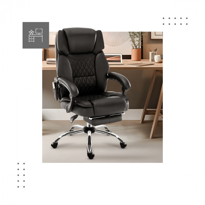 Disposición del sillón de oficina de masaje Boss 6.0