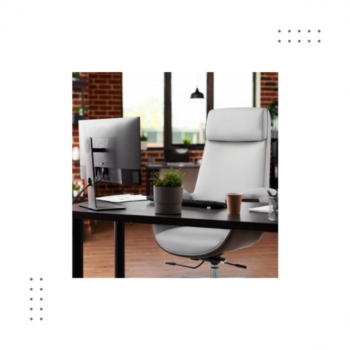 Silla de hogar y oficina Mark Adler Boss 8.2 Blanca