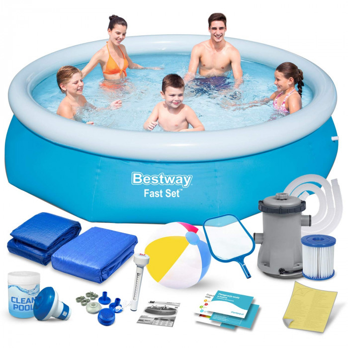 Bestway 57458 piscina de jardín para niños 305 x 66 cm 15in1