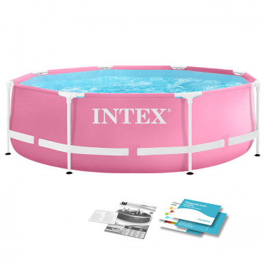 Piscina desmontable redonda tubular Metal Frame elevada 244 x 76 cm INTEX 28290
