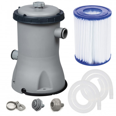 Bomba filtro piscina + transformador 12V 2006L/h Bestway 58383GS